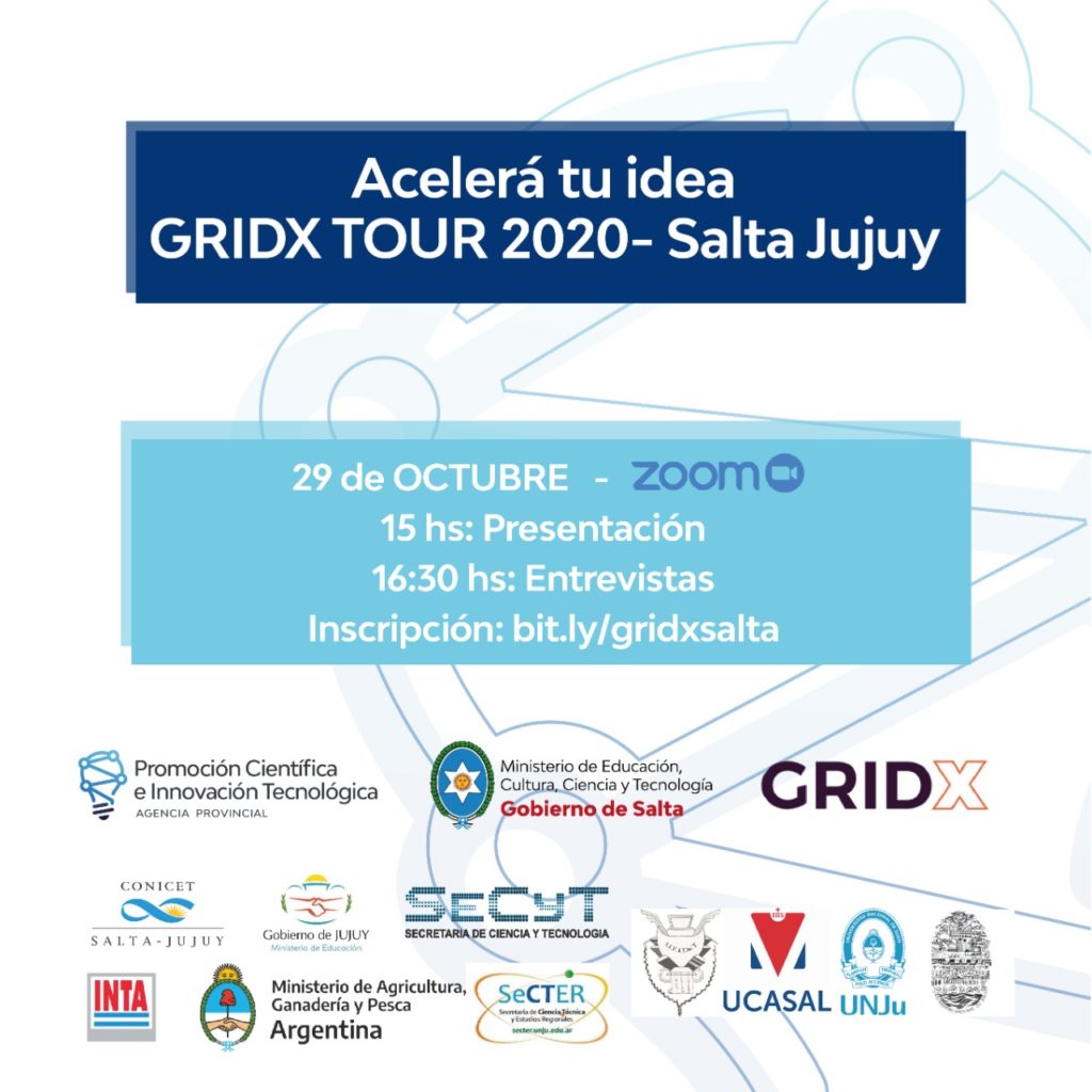 Acelerá tu idea - GRIDX TOUR 2020 - Salta Jujuy